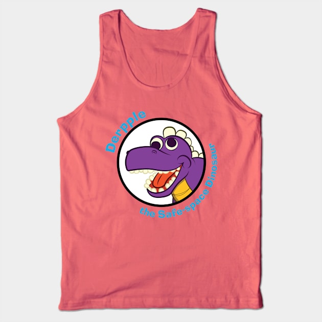 Derpple the Dinosaur Tank Top by MLMorris